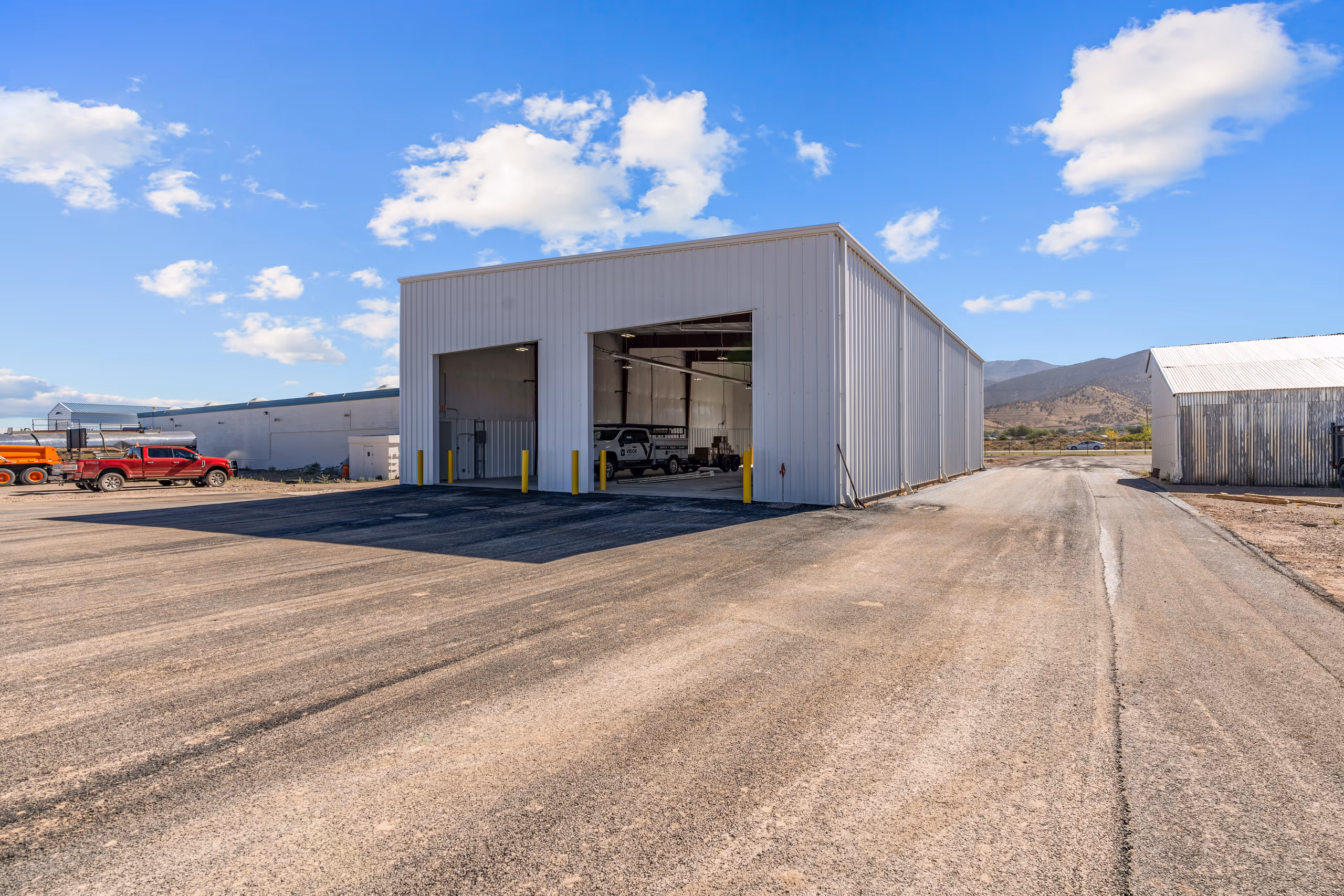 Exterior of the Utah Department of Transportation facility built by New Wave Construction in Cedar City